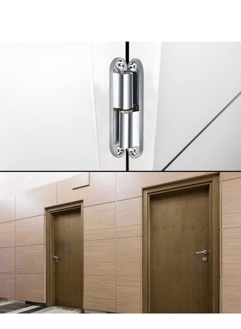 Zinc Alloy Detachable H Hinges for Cabinets and Doors, 2 Pack, Ideal for Kitchen, Garden and Window Renovations - Image 4